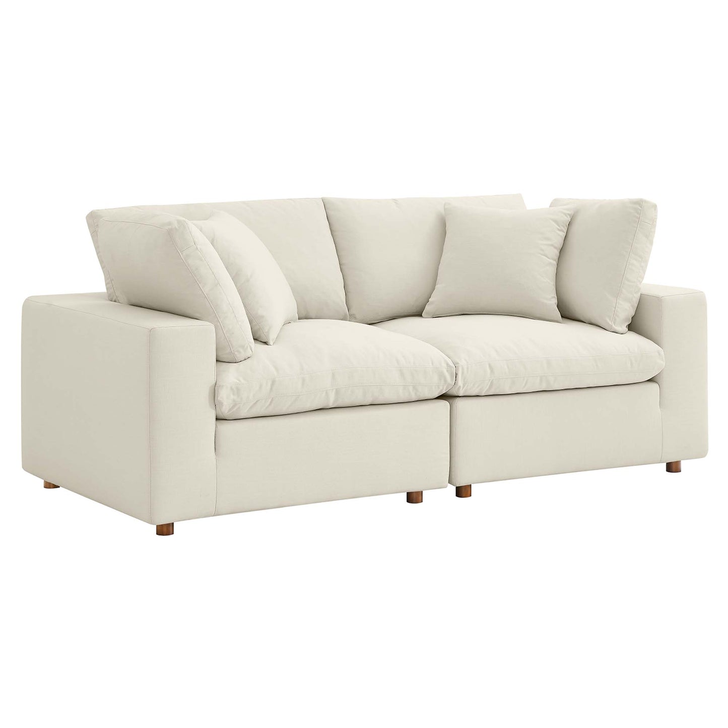 Commix Down Filled Overstuffed 2 Piece Sectional Sofa Set