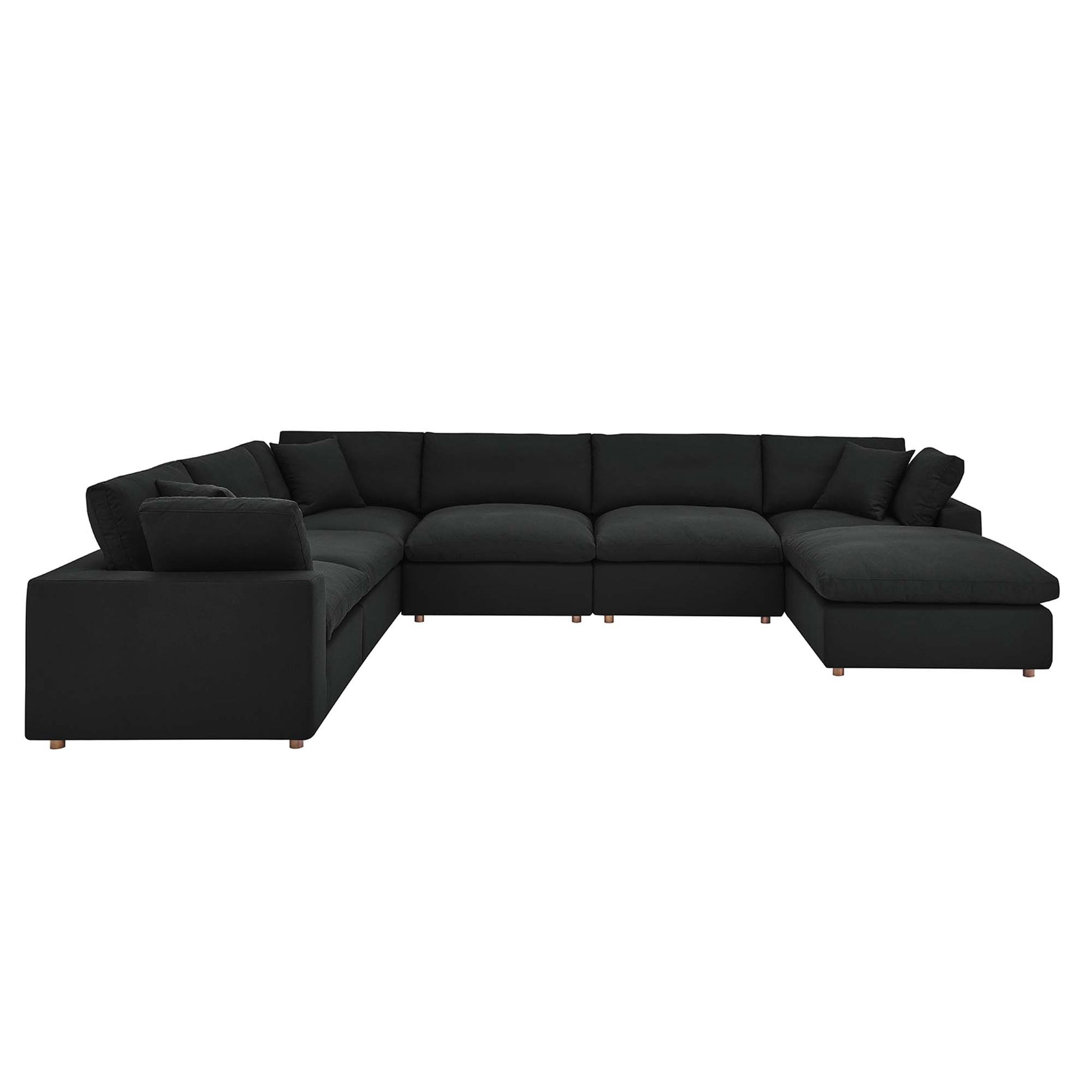 Commix Down Filled Overstuffed 7-Piece Sectional Sofa