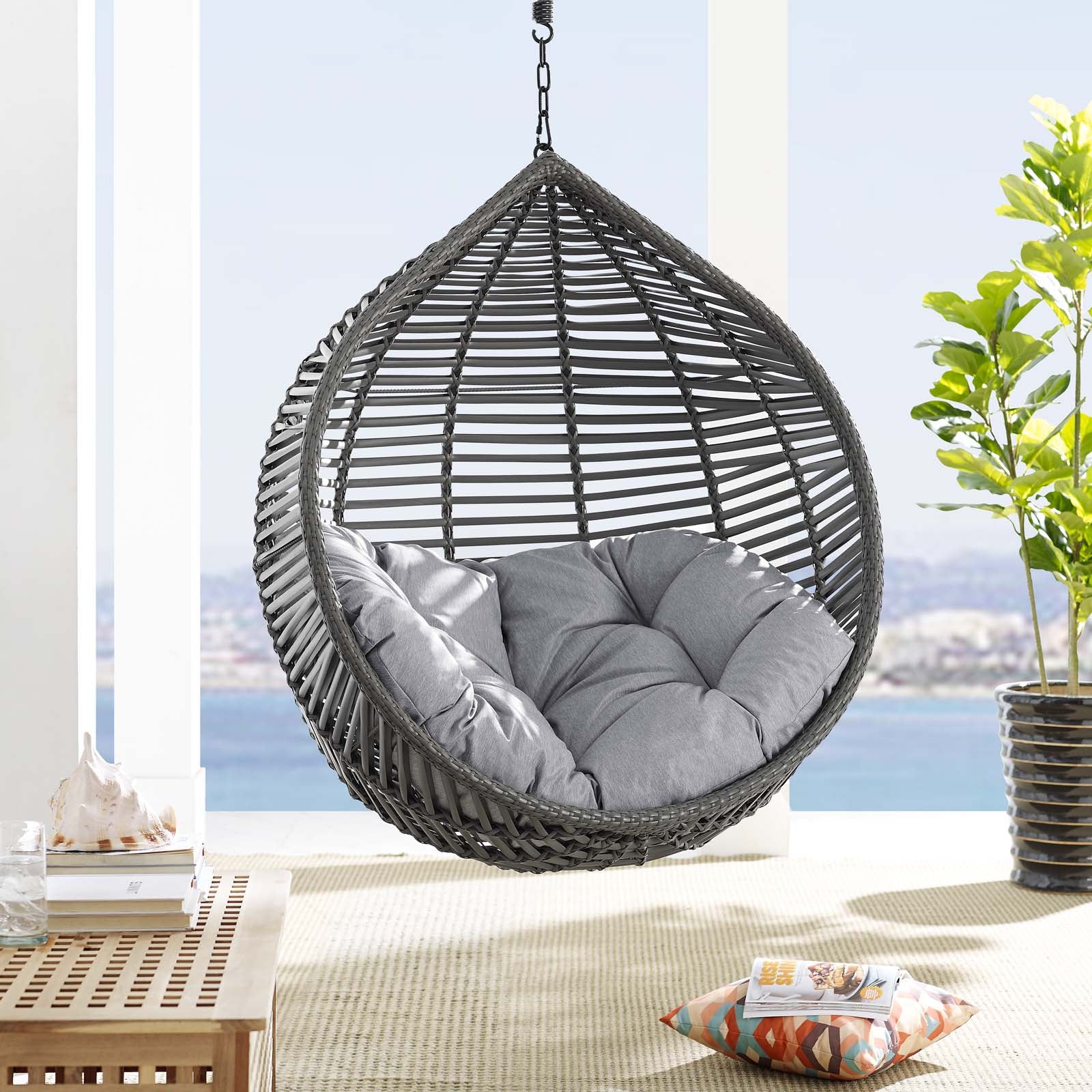 Garner Teardrop Outdoor Patio Swing Chair