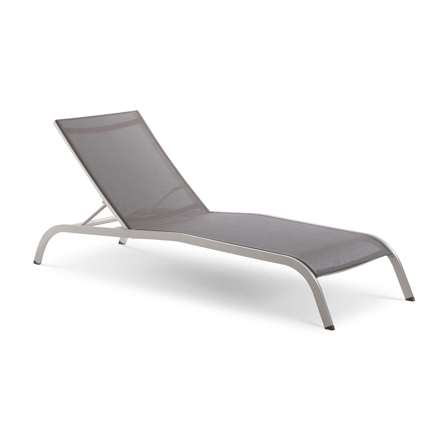 Savannah Mesh Chaise Outdoor Patio Aluminum Lounge Chair