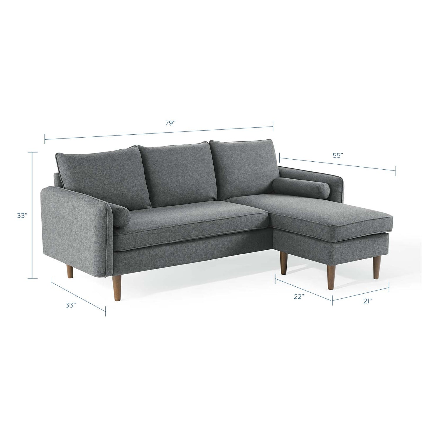 Revive Upholstered Right or Left Sectional Sofa