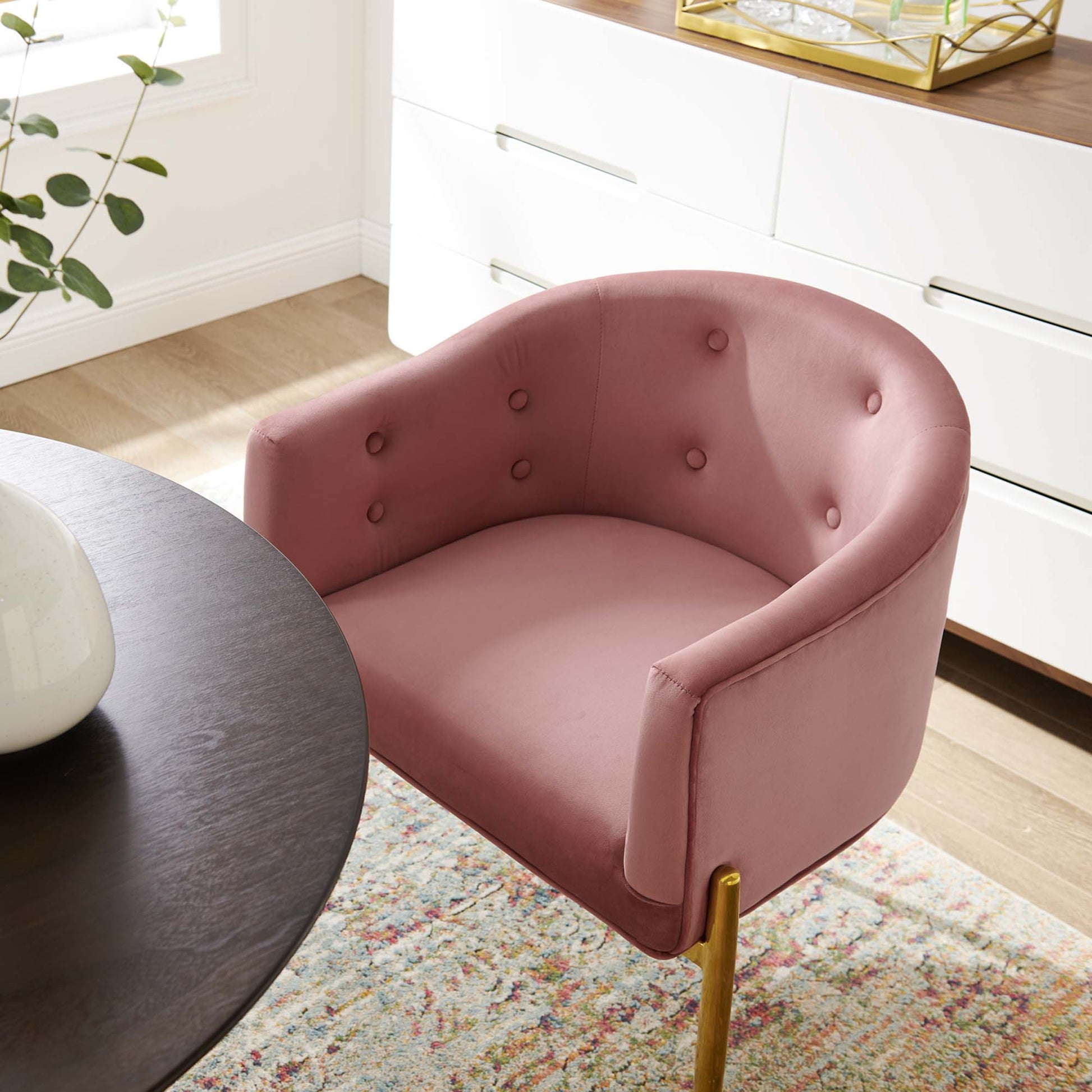 Savour Tufted Performance Velvet Accent Chair