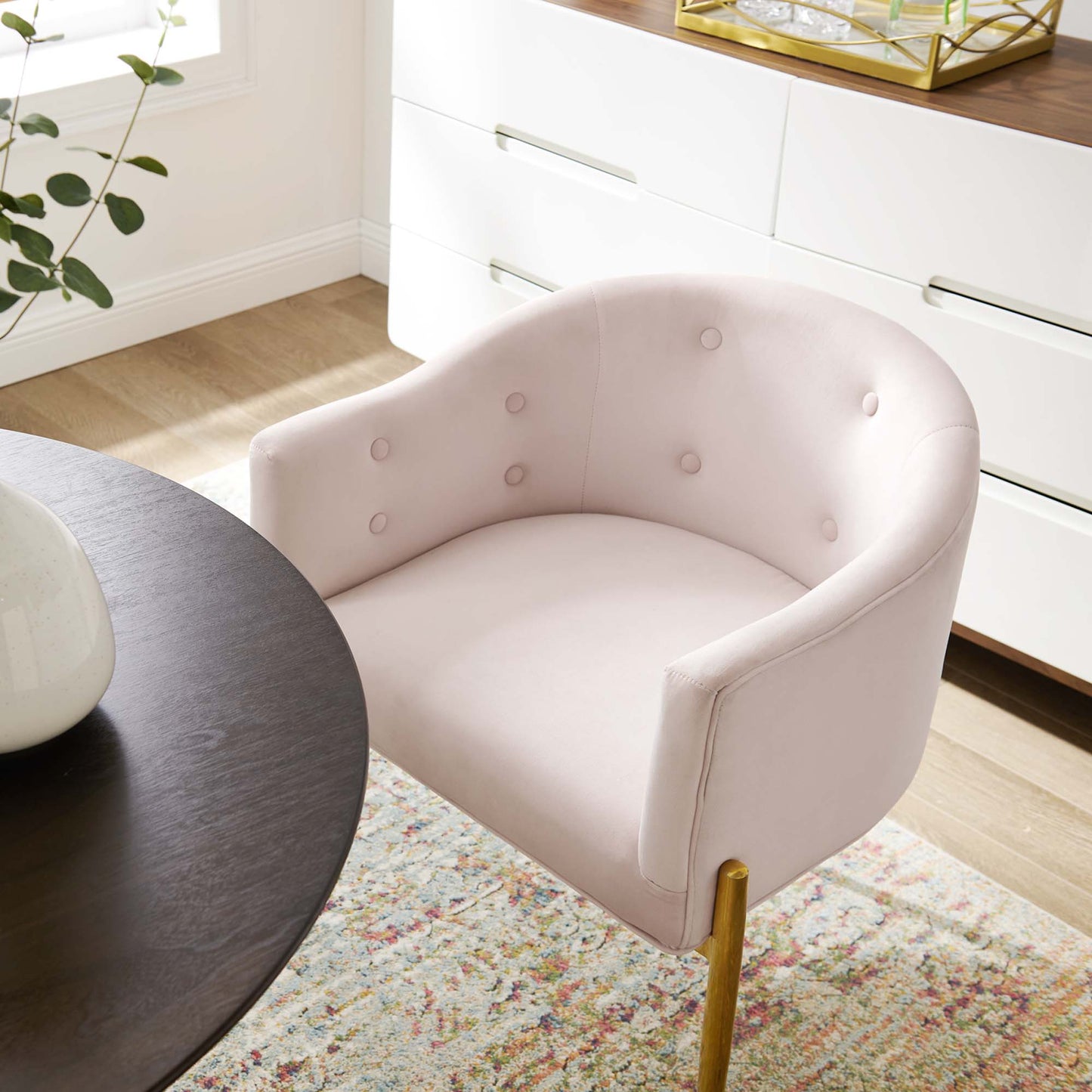 Savour Tufted Performance Velvet Accent Chair