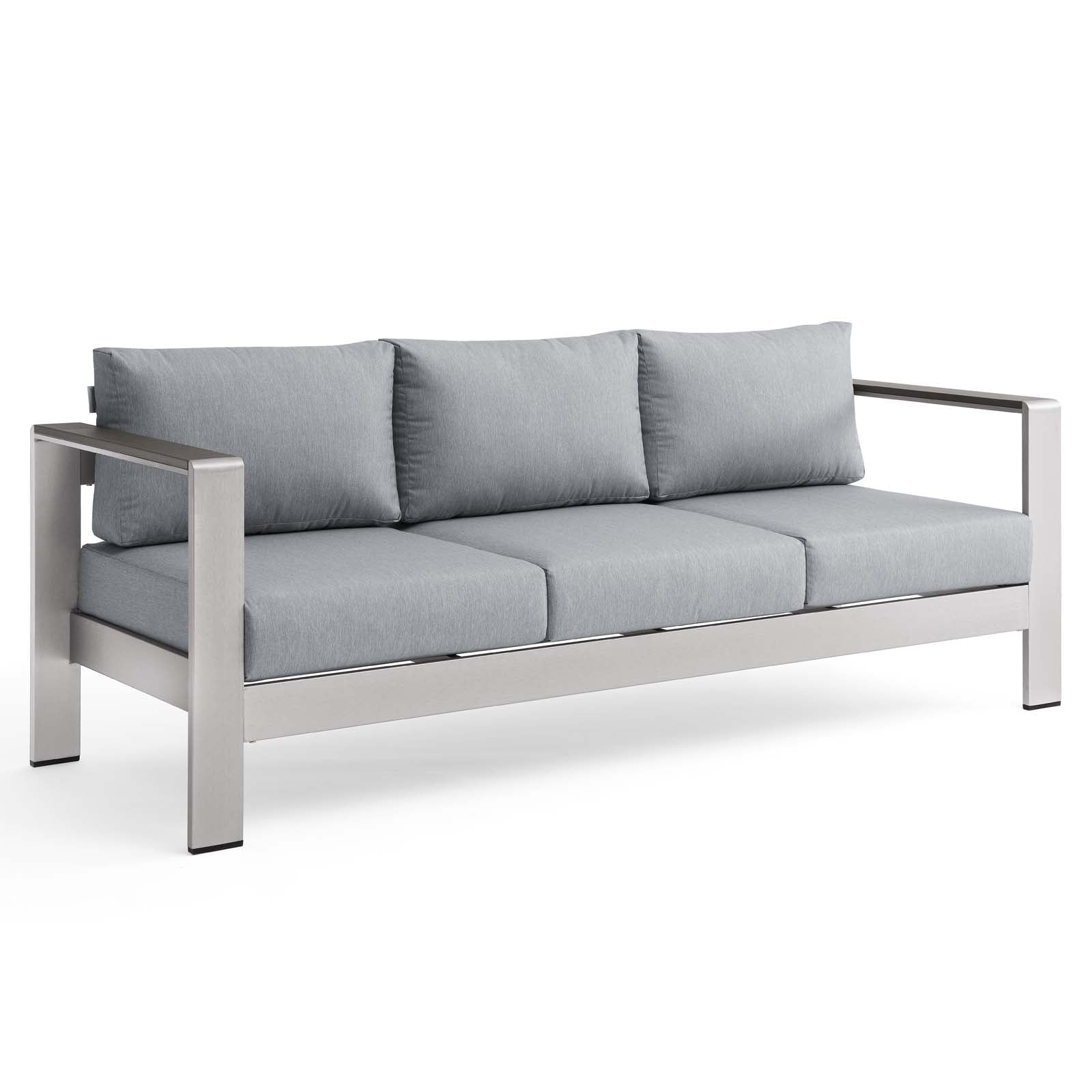 Shore Outdoor Patio Aluminum Sofa