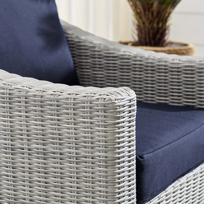 Conway Sunbrella® Outdoor Patio Wicker Rattan Armchair