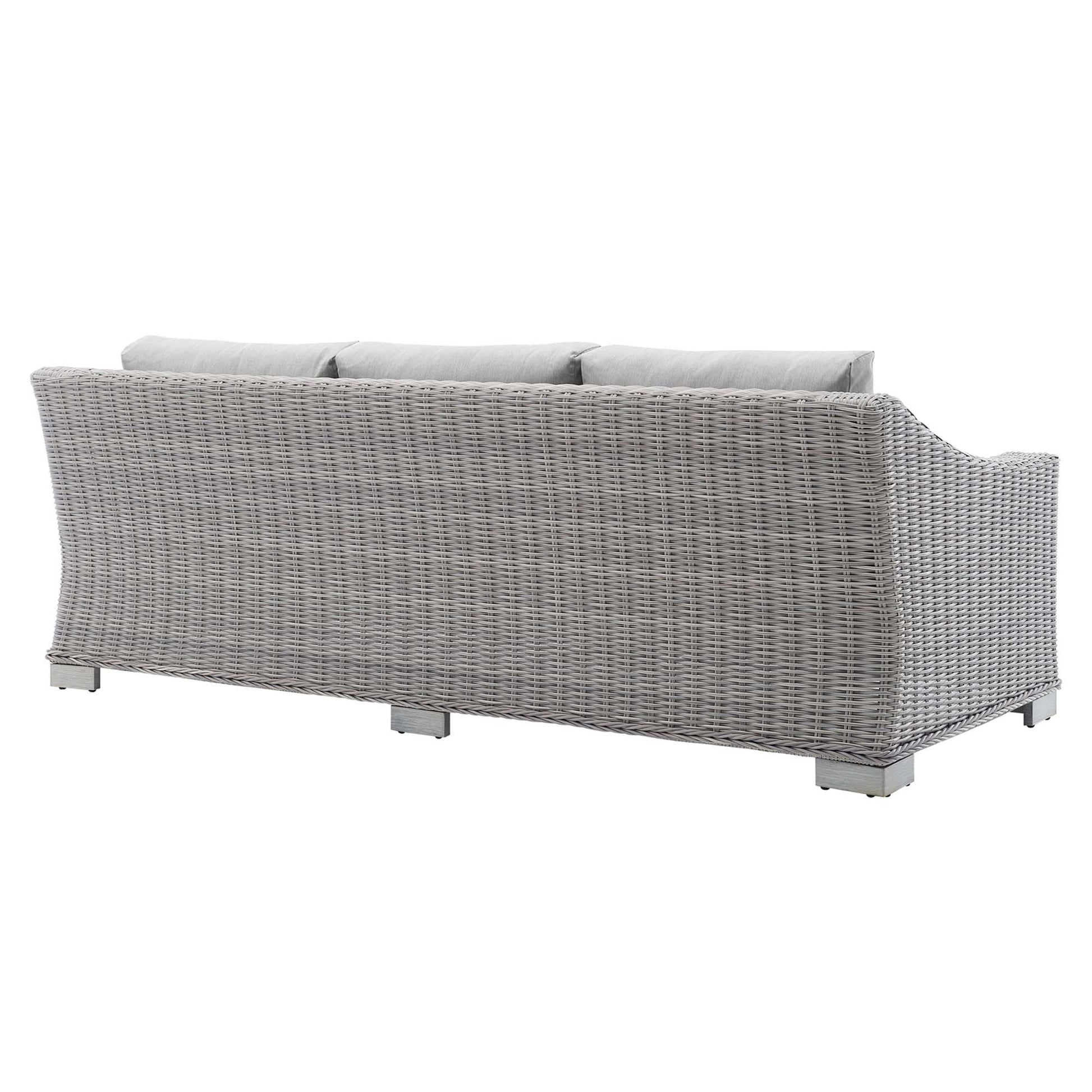 Conway Sunbrella® Outdoor Patio Wicker Rattan Sofa