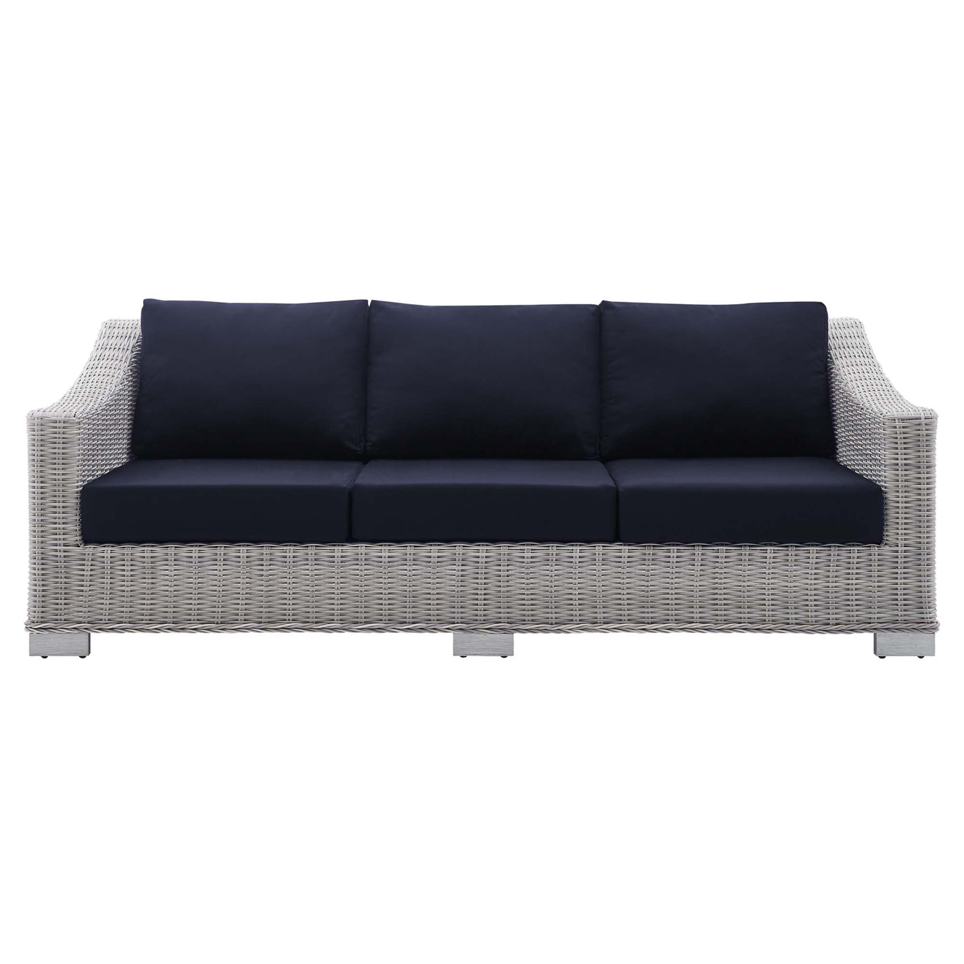 Conway Sunbrella® Outdoor Patio Wicker Rattan Sofa