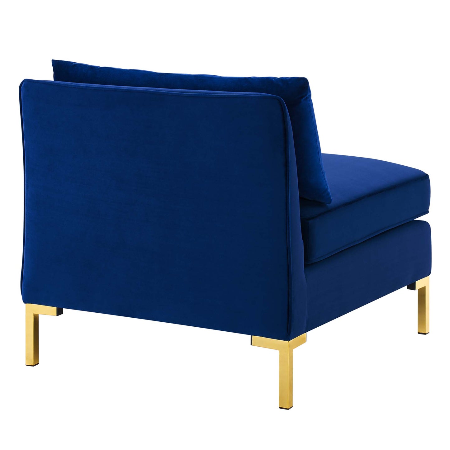 Ardent Performance Velvet Armless Chair