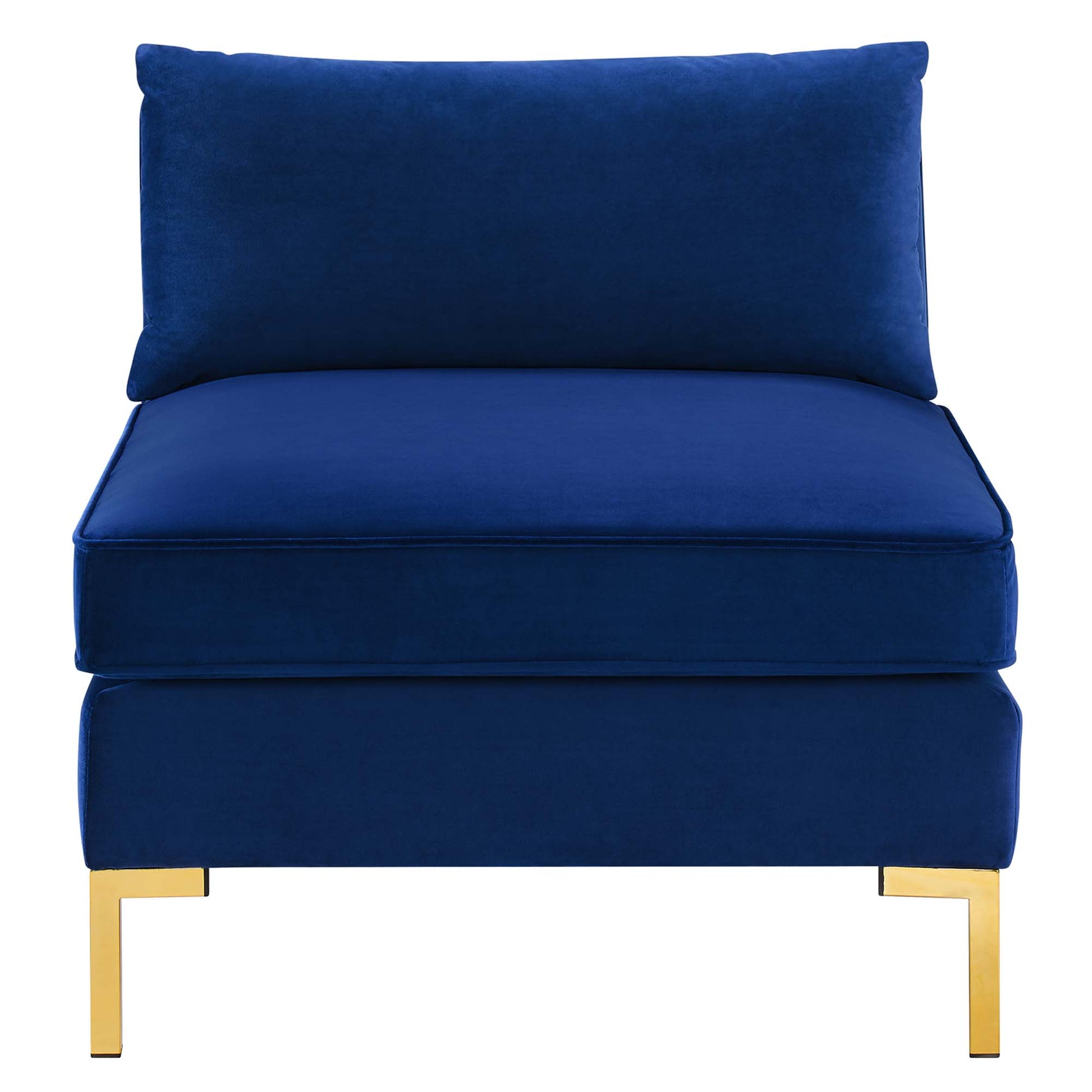 Ardent Performance Velvet Armless Chair