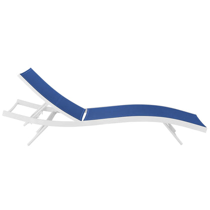 Glimpse Outdoor Patio Mesh Chaise Lounge Set of 2