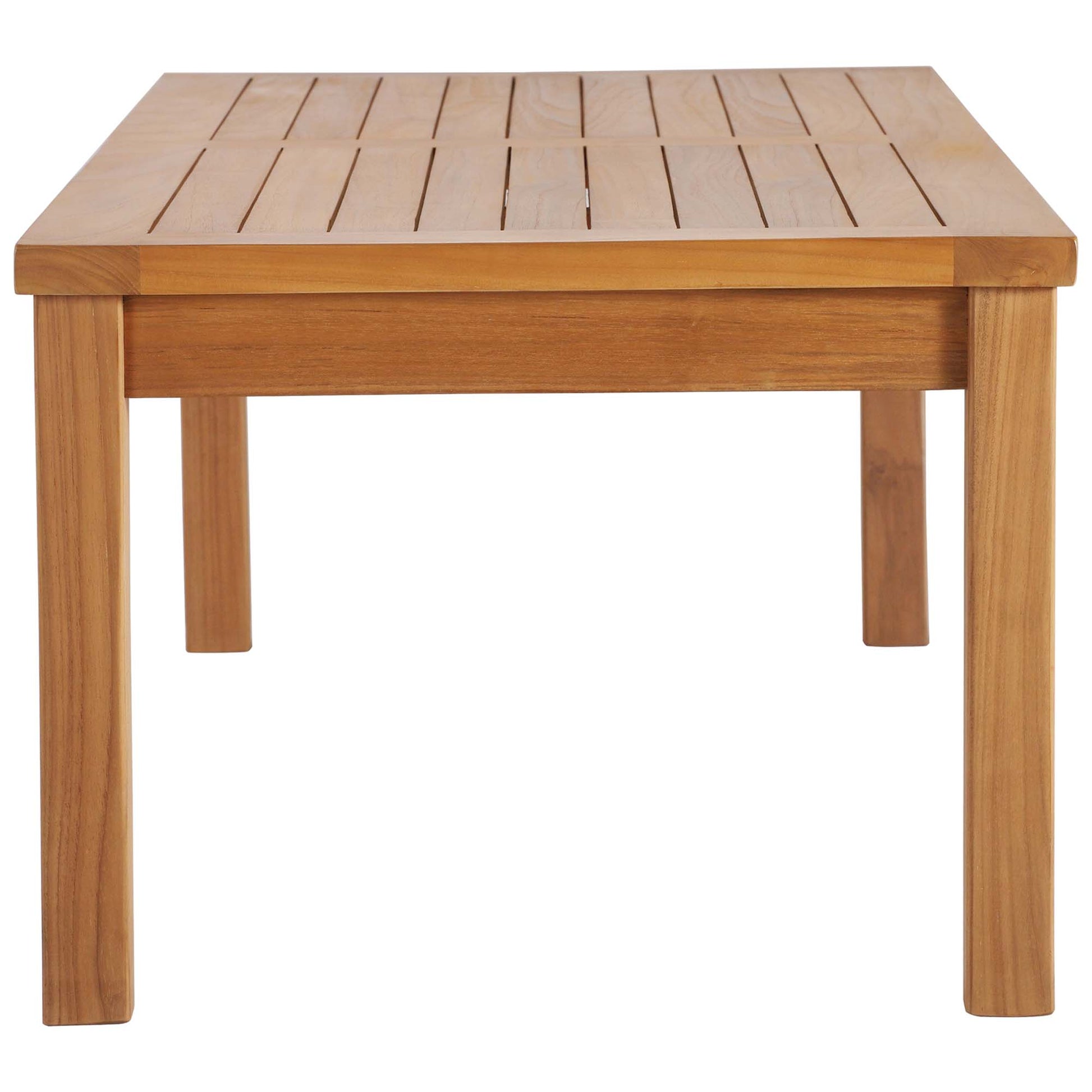 Upland Outdoor Patio Teak Wood Coffee Table