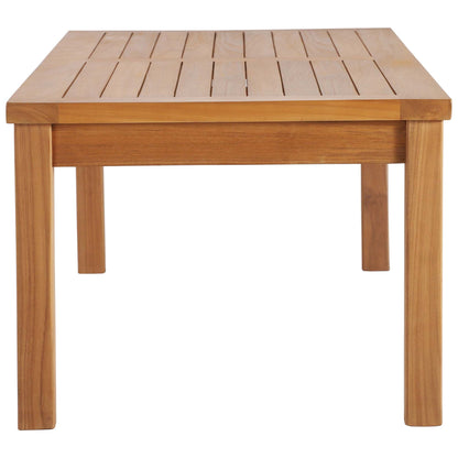 Upland Outdoor Patio Teak Wood Coffee Table