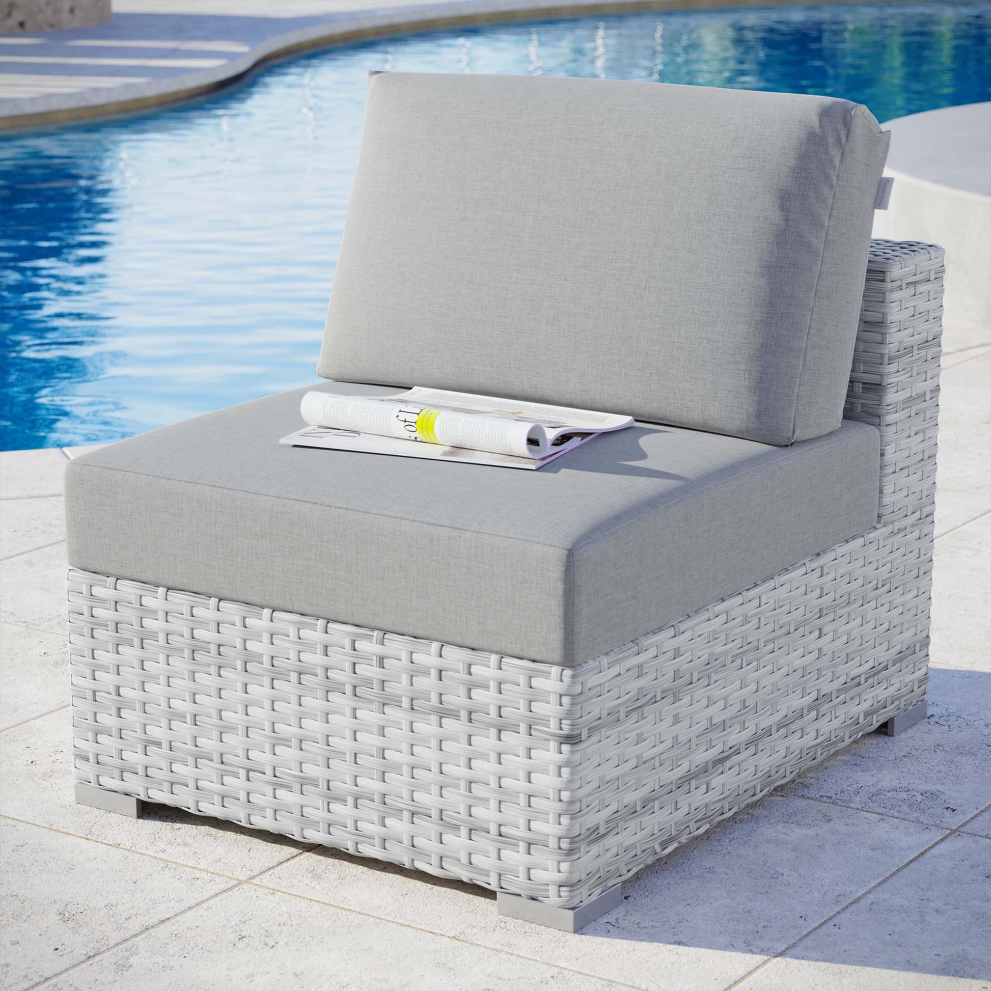 Convene Outdoor Patio Armless Chair