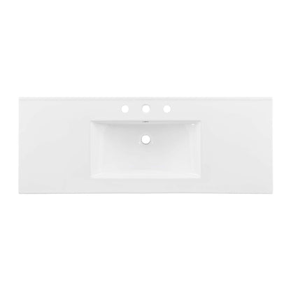 Cayman 48" Single Basin Bathroom Sink