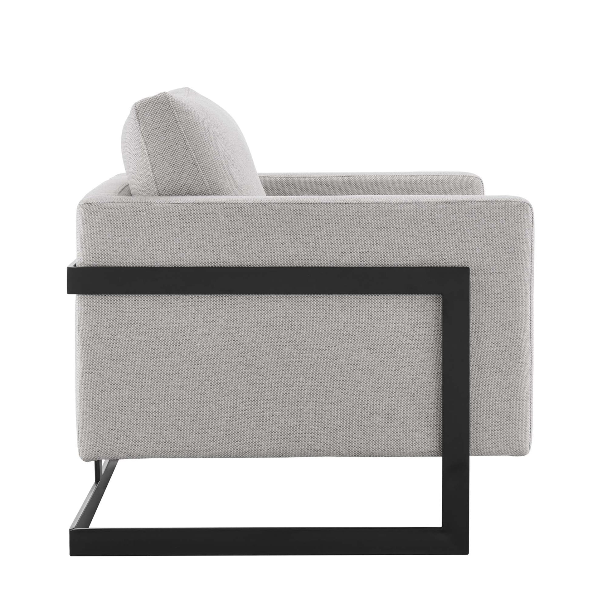 Posse Upholstered Fabric Accent Chair