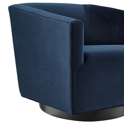 Twist Swivel Chair Performance Velvet Set of 2