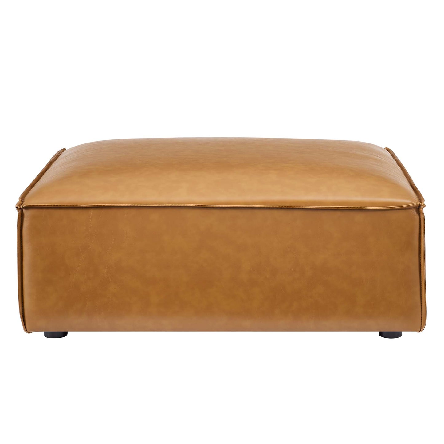 Restore Vegan Leather Ottoman