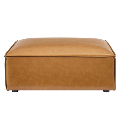 Restore Vegan Leather Ottoman