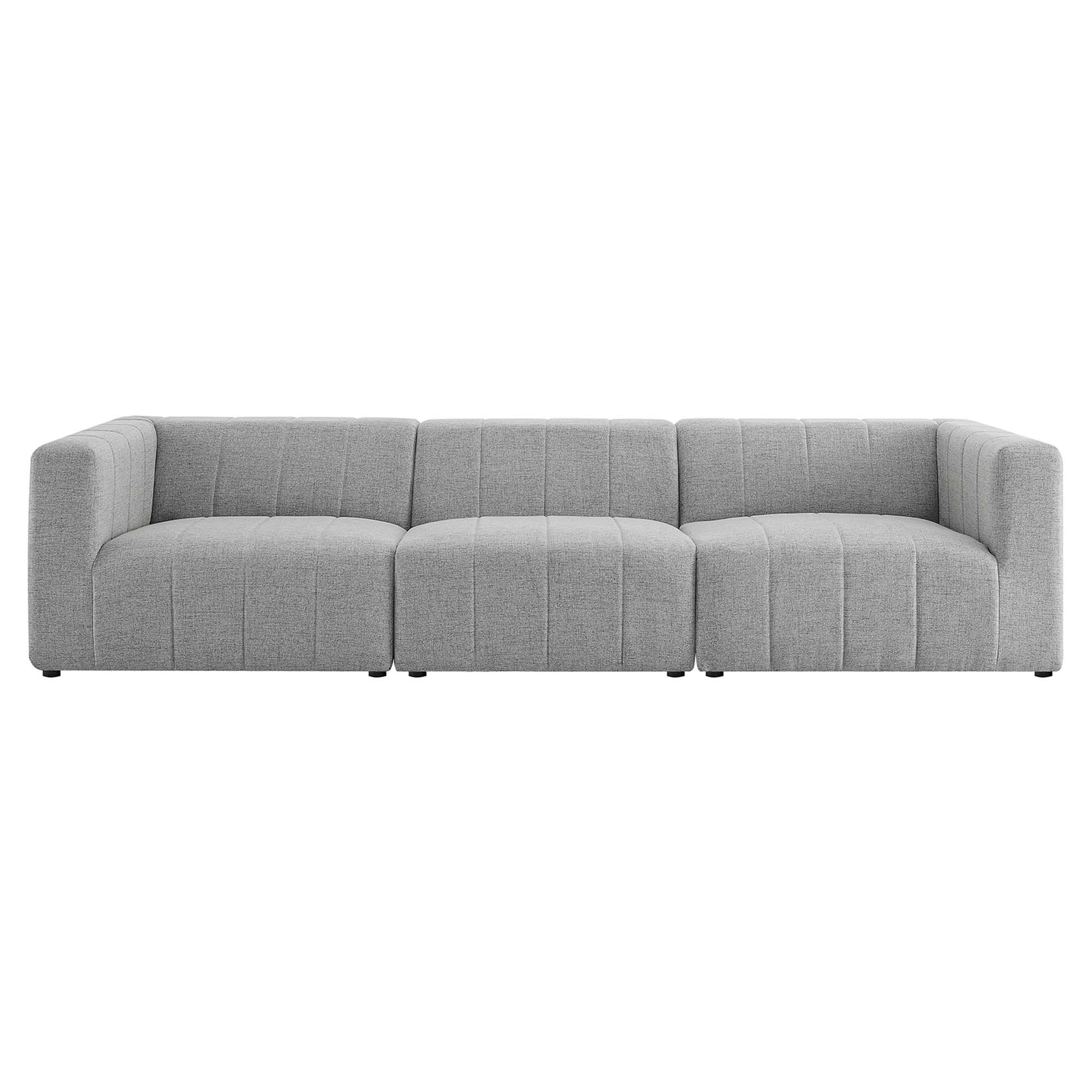 Bartlett Upholstered Fabric 3-Piece Sofa