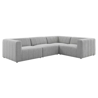 Bartlett Upholstered Fabric 4-Piece Sectional Sofa