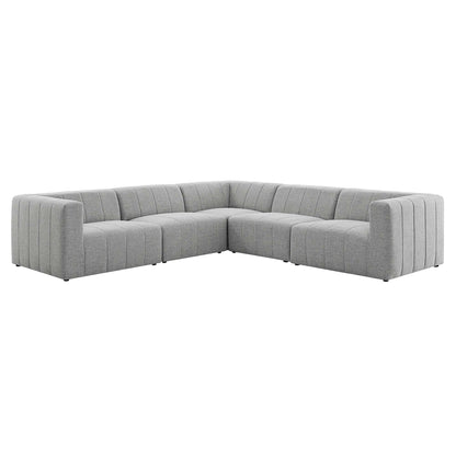 Bartlett Upholstered Fabric 5-Piece Sectional Sofa