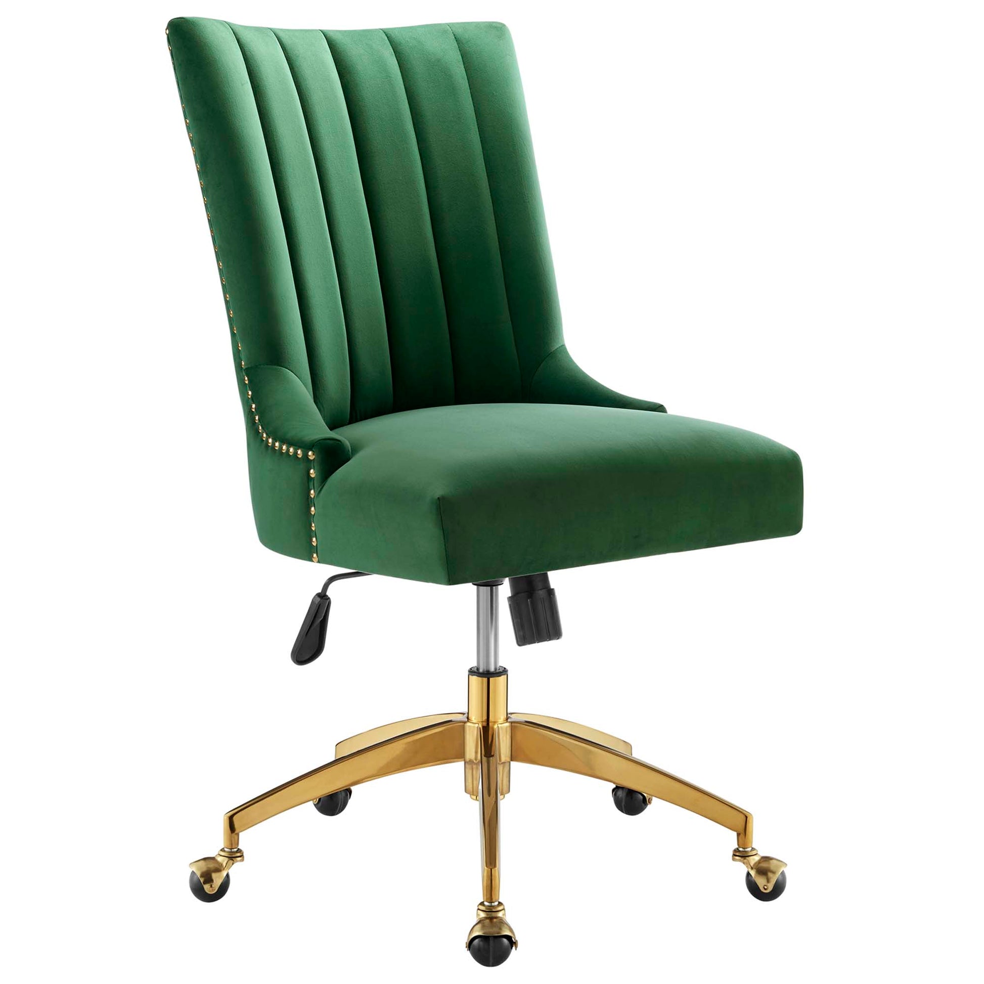 Empower Channel Tufted Performance Velvet Office Chair