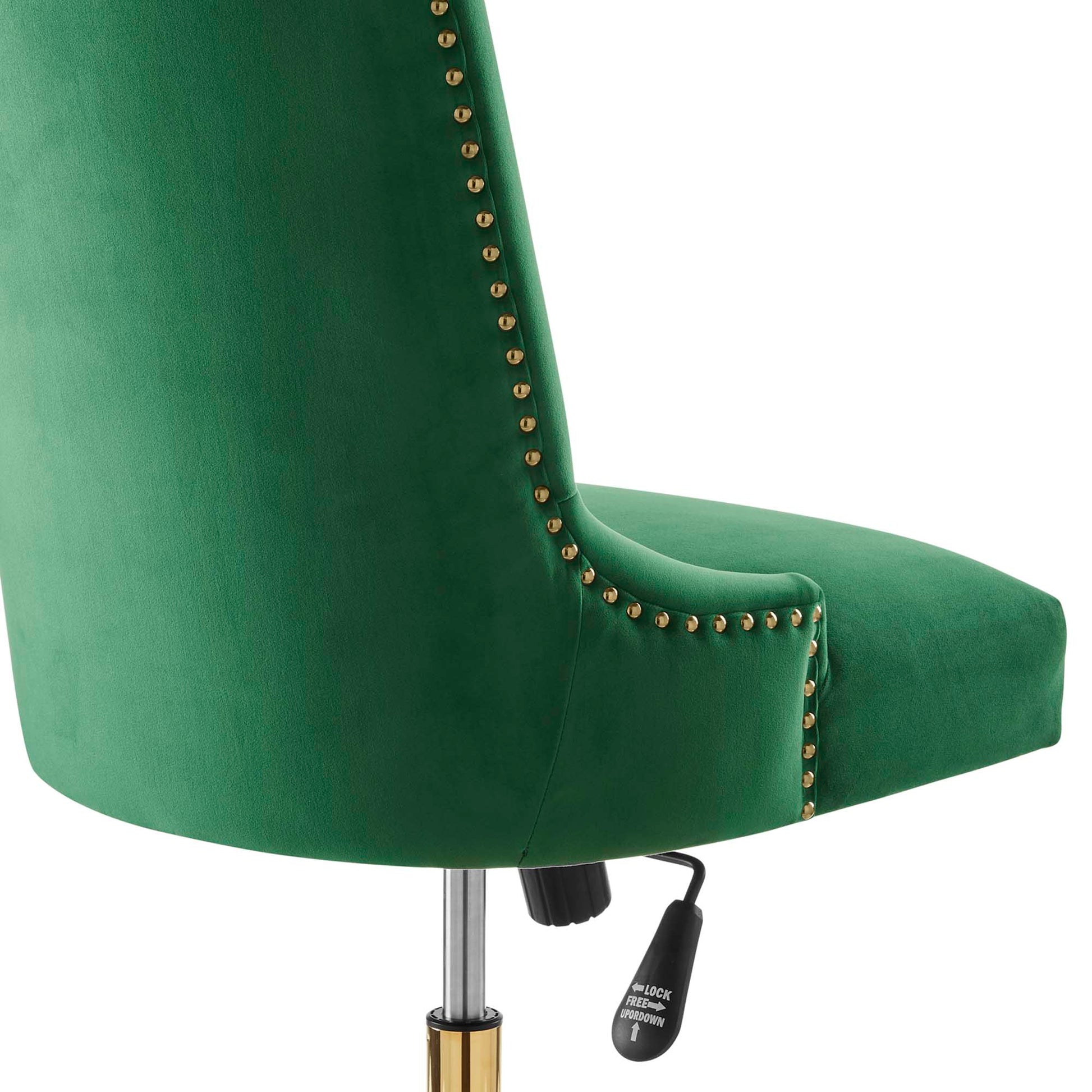 Empower Channel Tufted Performance Velvet Office Chair