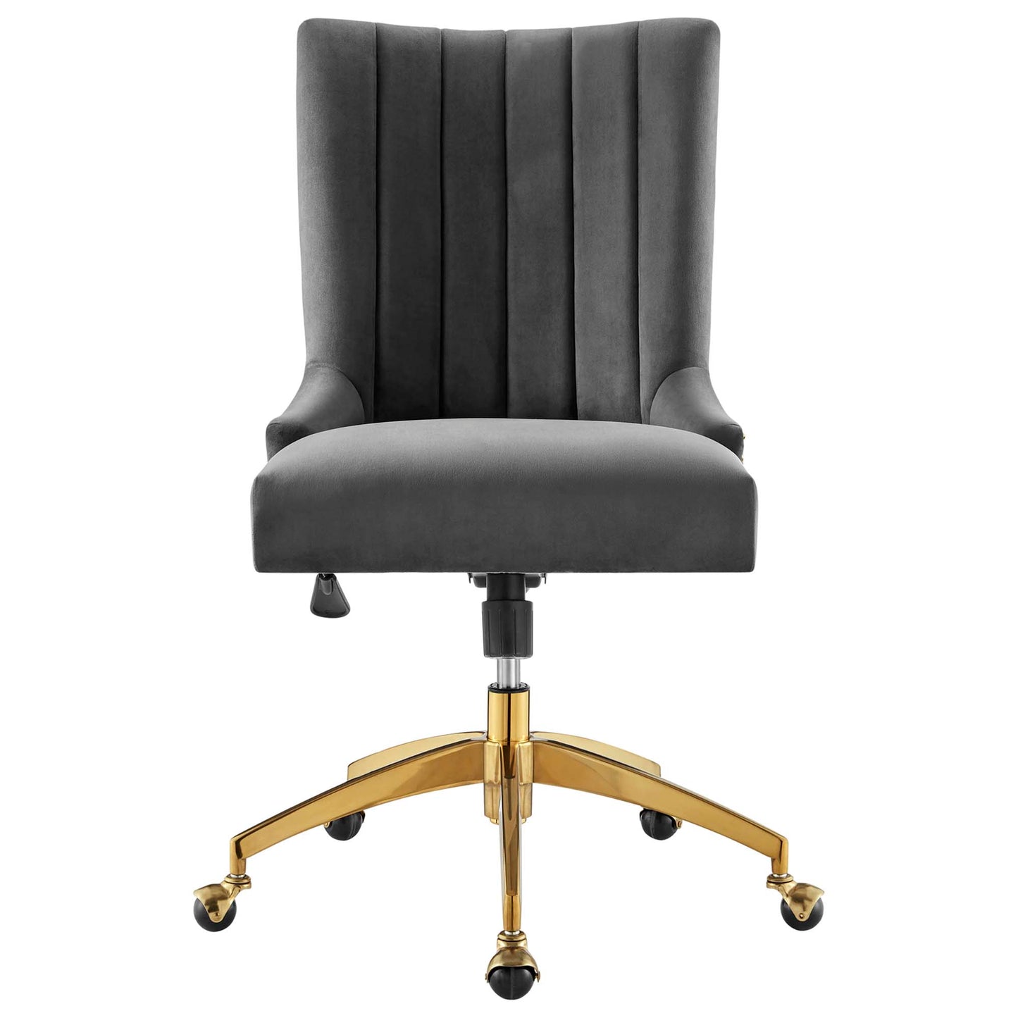 Empower Channel Tufted Performance Velvet Office Chair