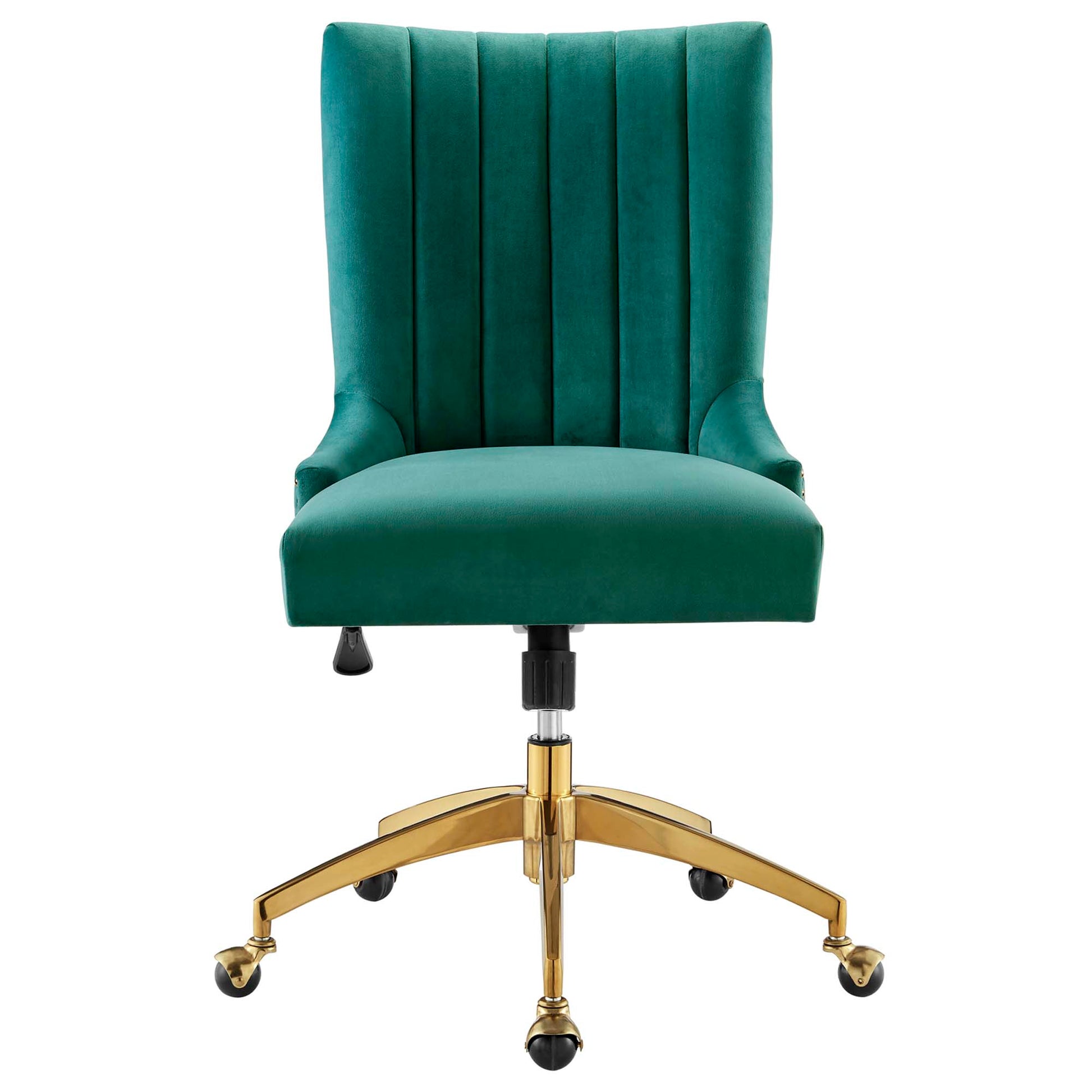 Empower Channel Tufted Performance Velvet Office Chair