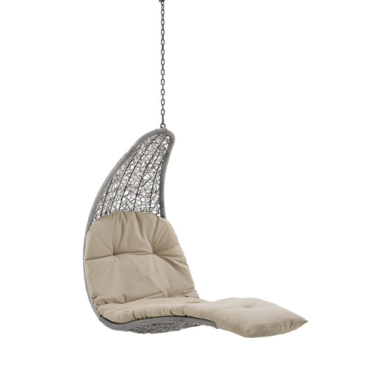 Landscape Hanging Chaise Lounge Outdoor Patio Swing Chair