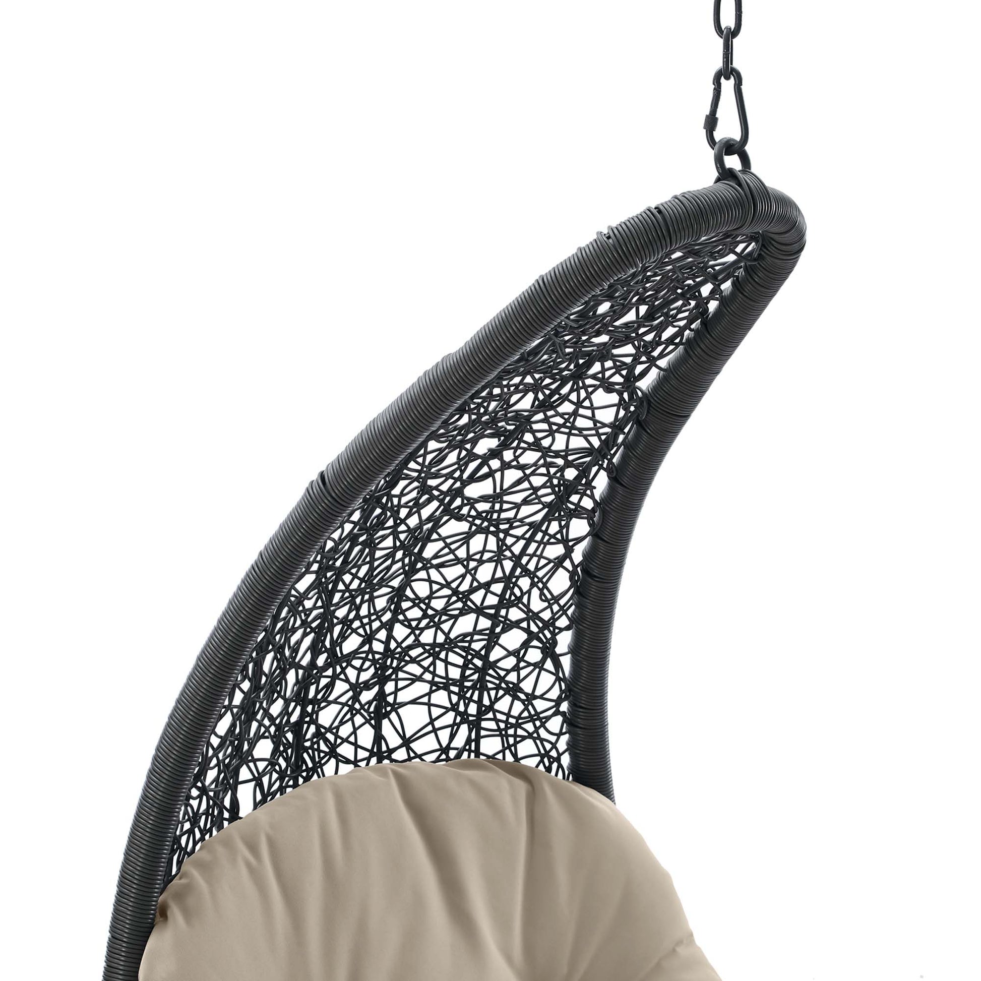 Landscape Hanging Chaise Lounge Outdoor Patio Swing Chair