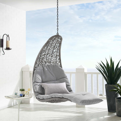 Landscape Hanging Chaise Lounge Outdoor Patio Swing Chair