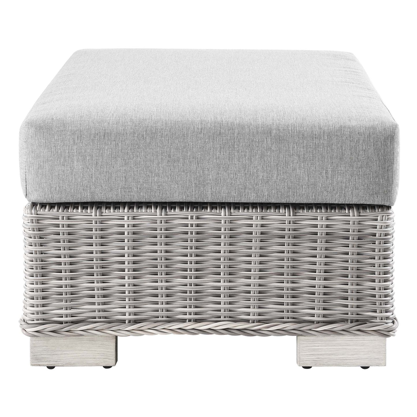 Conway Outdoor Patio Wicker Rattan Ottoman