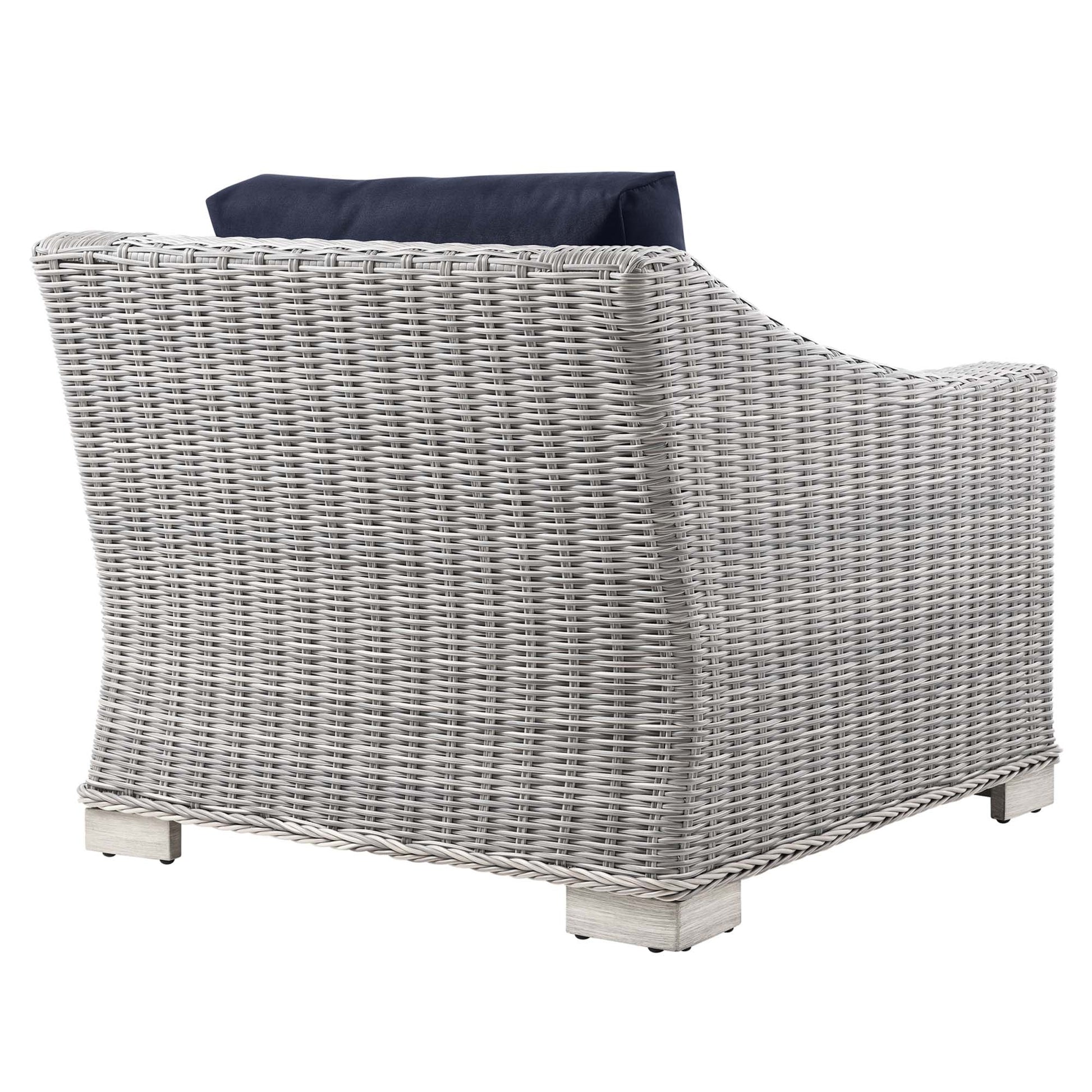 Conway Outdoor Patio Wicker Rattan Armchair