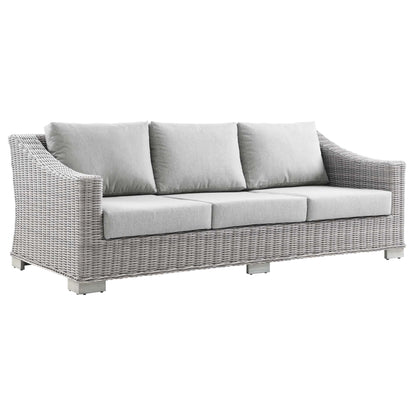 Conway Outdoor Patio Wicker Rattan Sofa