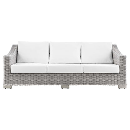 Conway Outdoor Patio Wicker Rattan Sofa