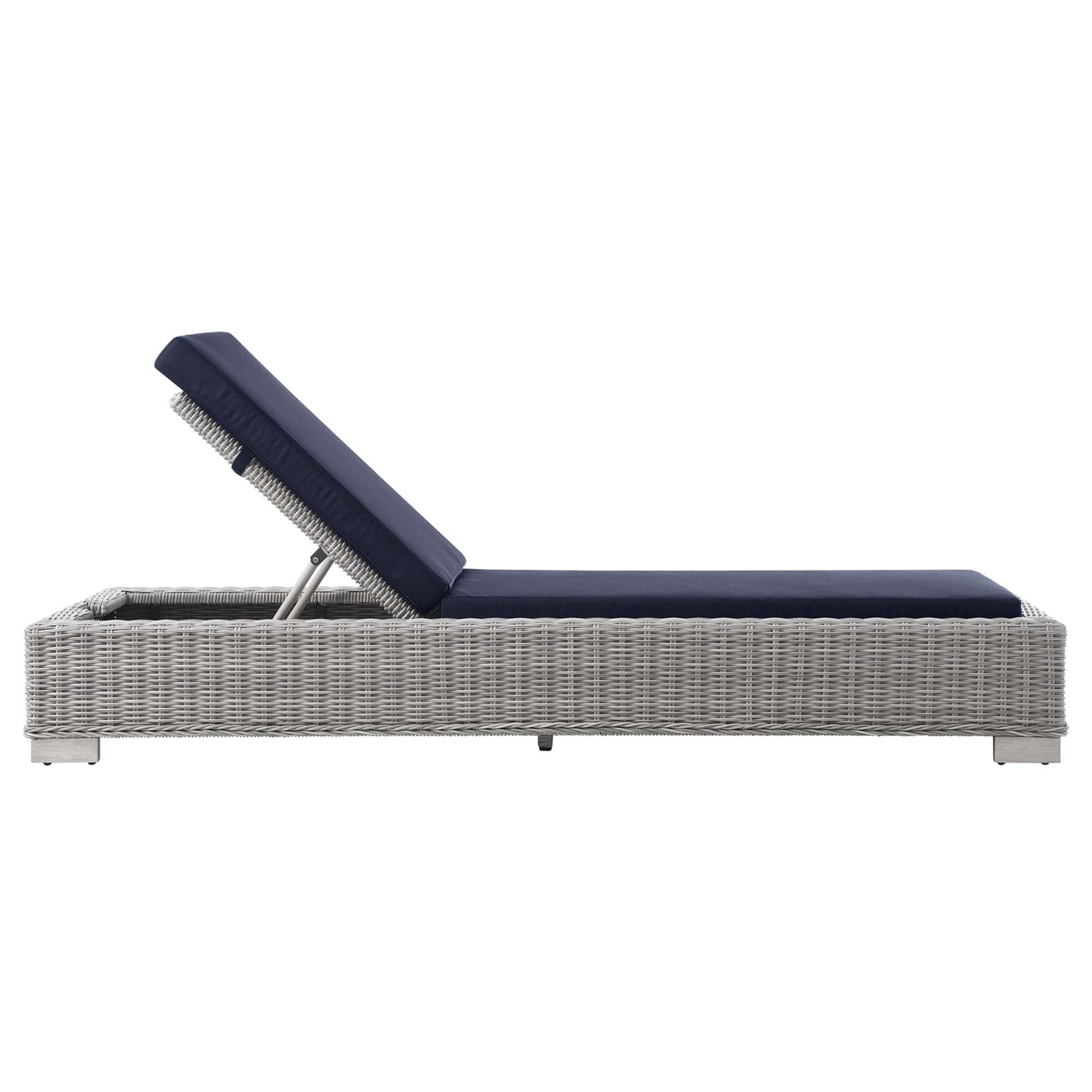 Conway Outdoor Patio Wicker Rattan Chaise Lounge