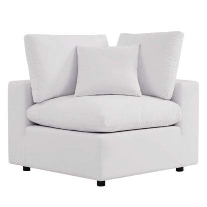 Commix Overstuffed Outdoor Patio Corner Chair