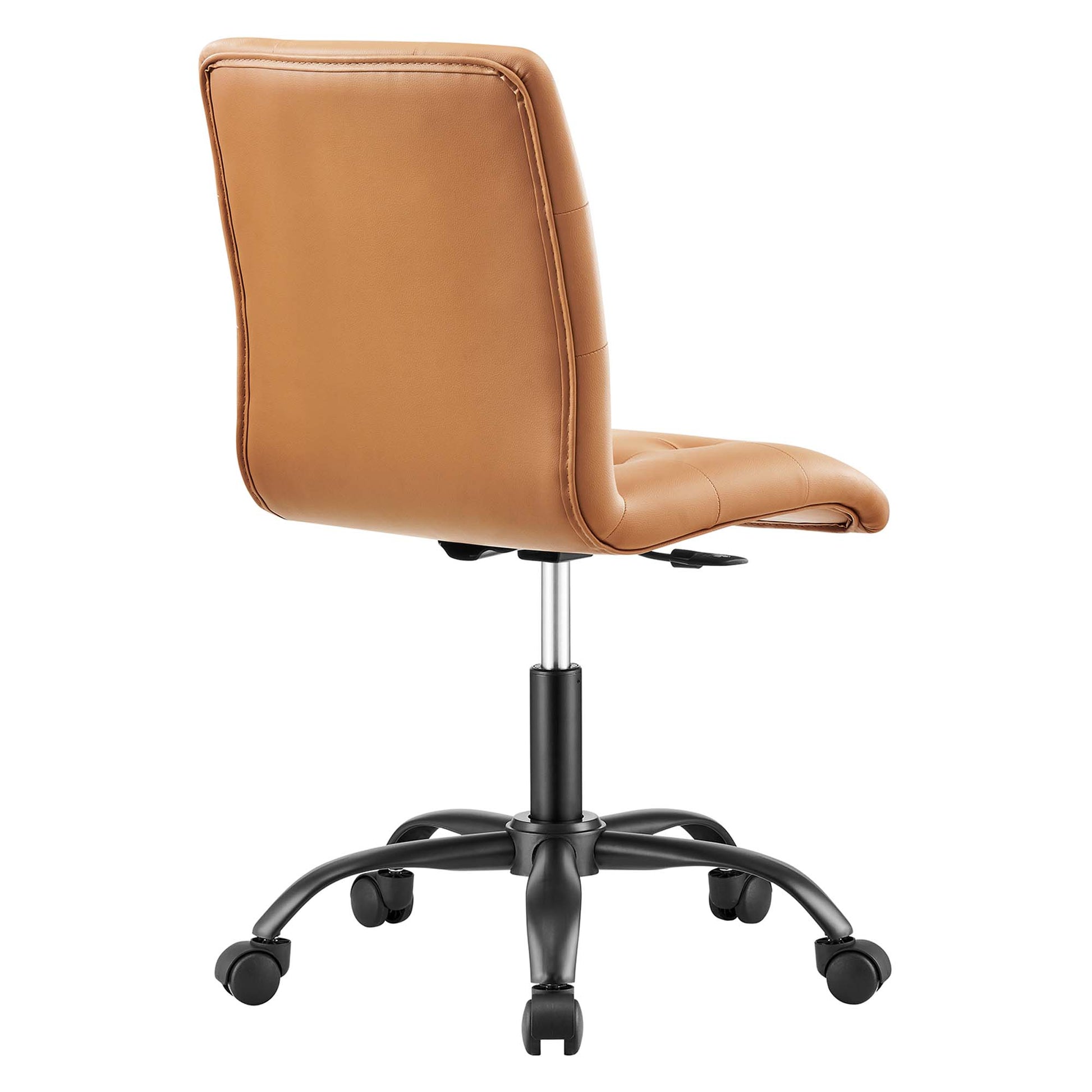 Prim Armless Vegan Leather Office Chair