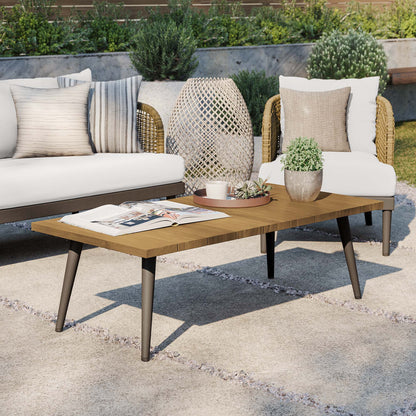 Meadow Outdoor Patio Teak Wood Coffee Table