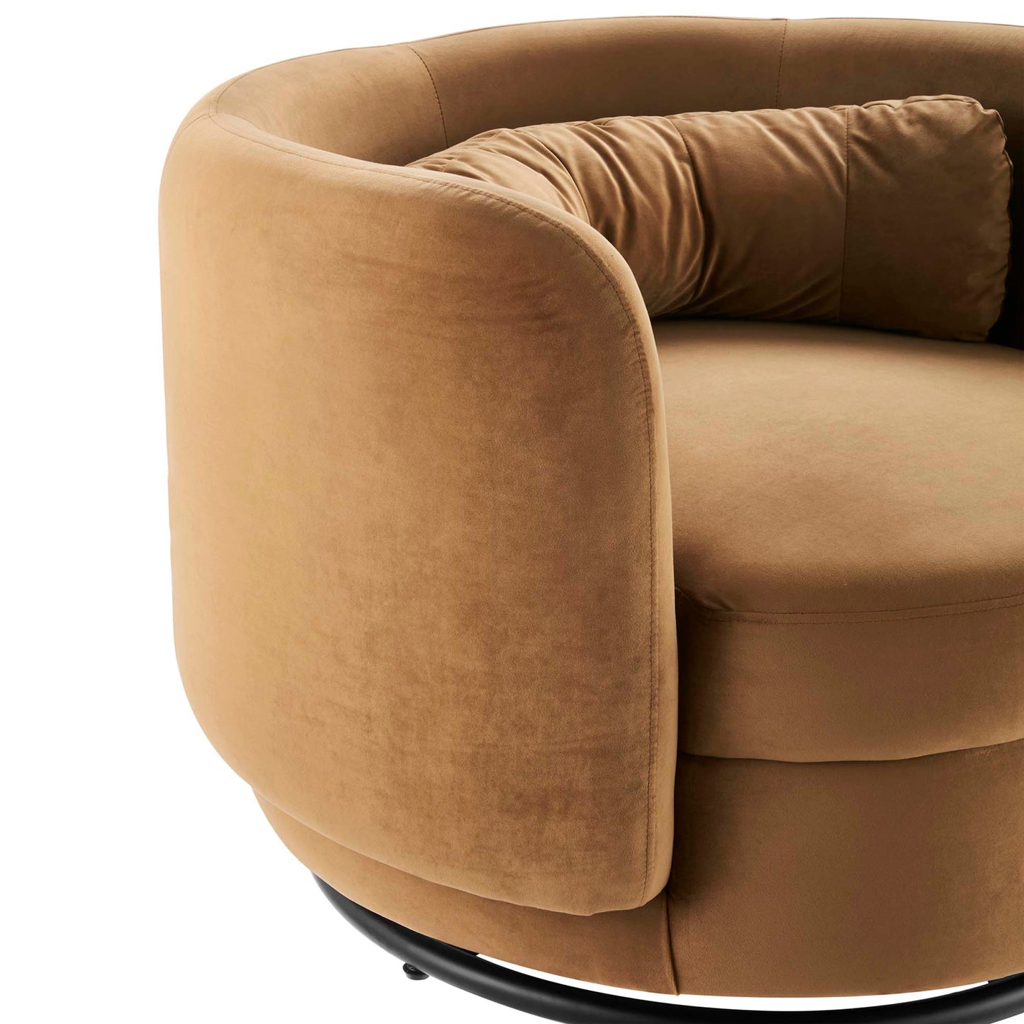 Relish Performance Velvet Swivel Chair