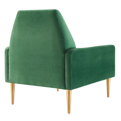 Liliana Performance Velvet Armchair