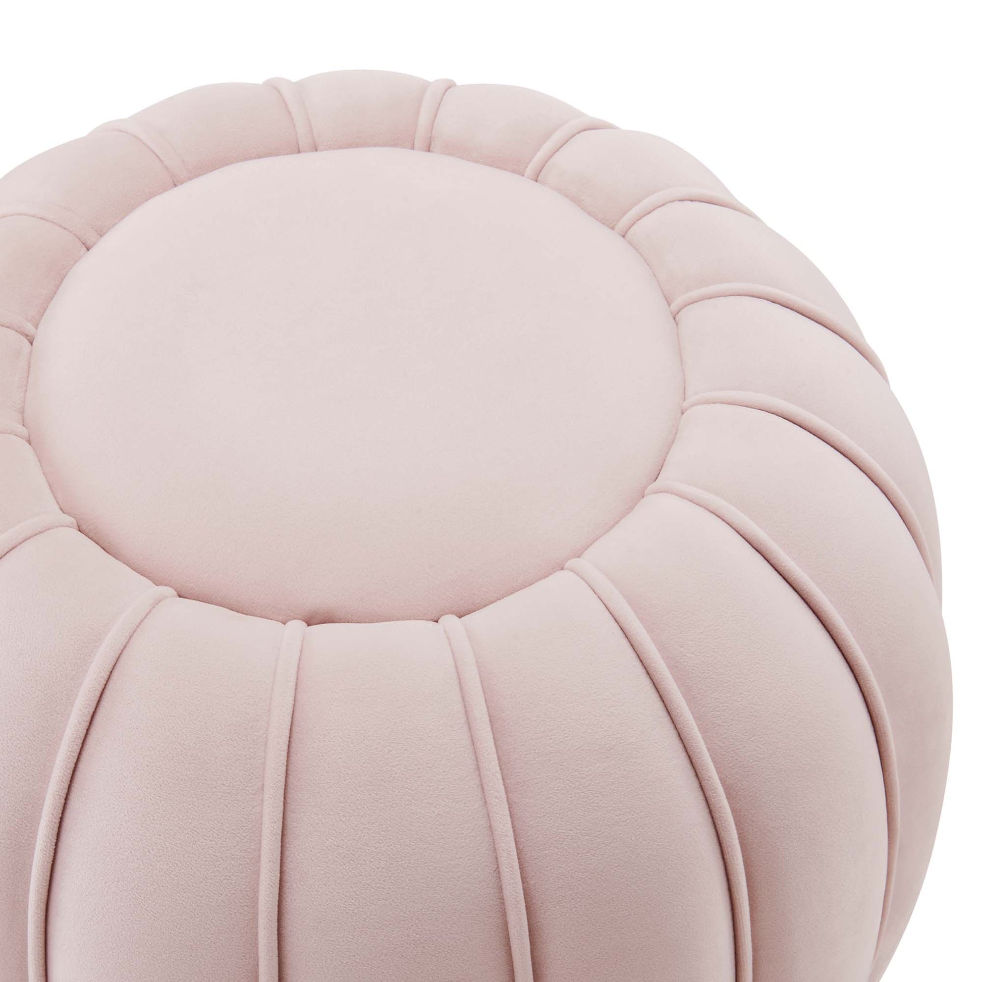 Celebrate Channel Tufted Performance Velvet Ottoman