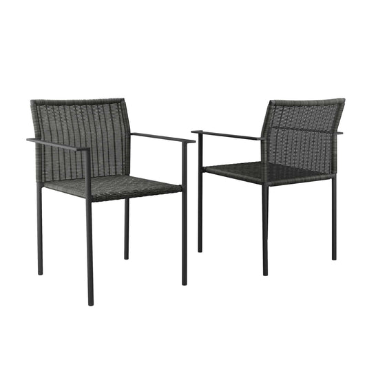 Lagoon Outdoor Patio Dining Armchairs Set of 2