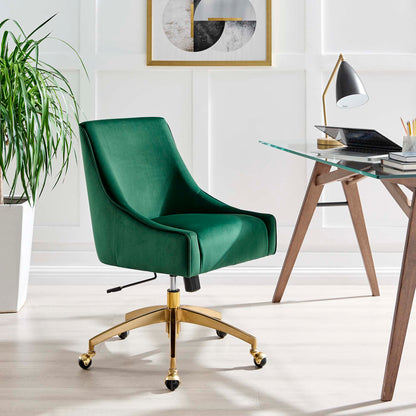 Discern Performance Velvet Office Chair