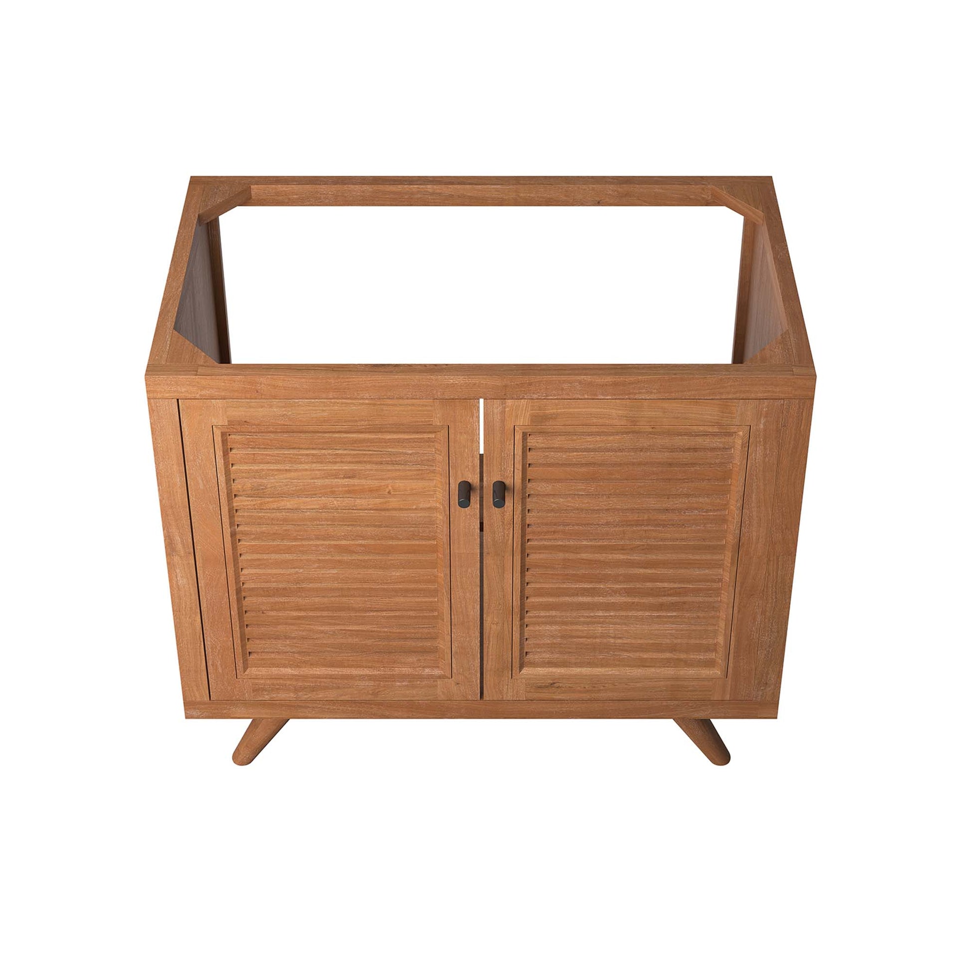 Birdie 36" Teak Wood Bathroom Vanity Cabinet (Sink Basin Not Included)