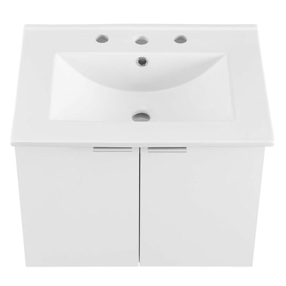 Maybelle 24" Wall-Mount Bathroom Vanity