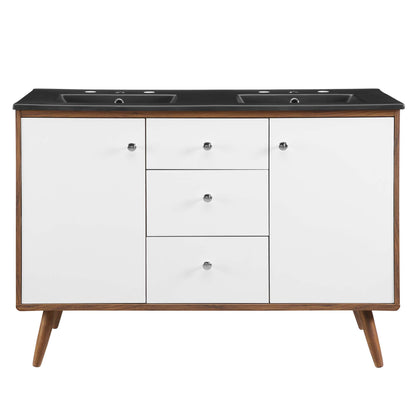 Transmit 48" Double Sink Bathroom Vanity