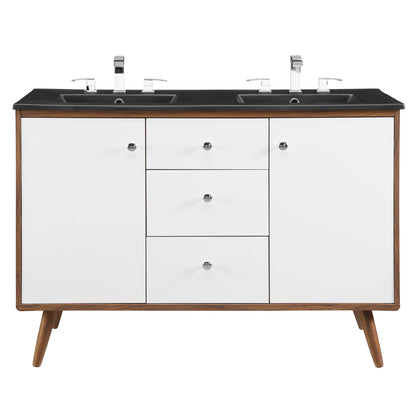 Transmit 48" Double Sink Bathroom Vanity