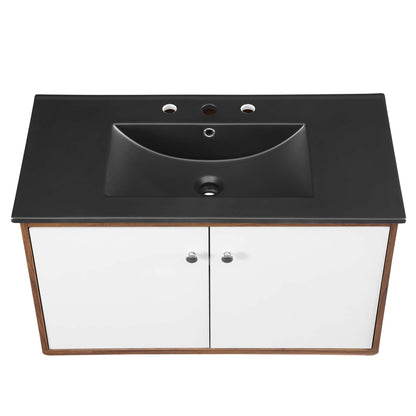 Transmit 36" Wall-Mount Bathroom Vanity